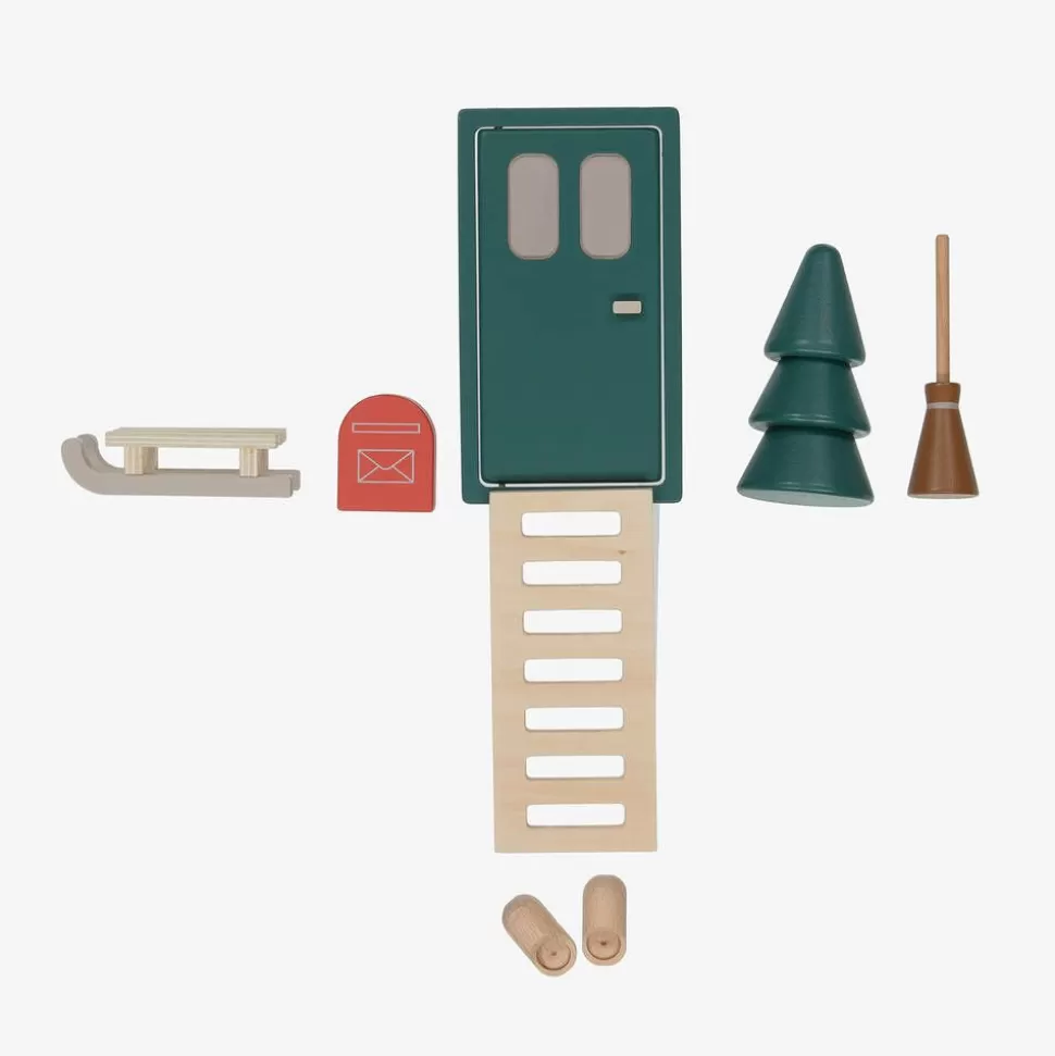 Liewood Green Wooden Elf Door Toy Set (17cm)^BOY Toys | Toys