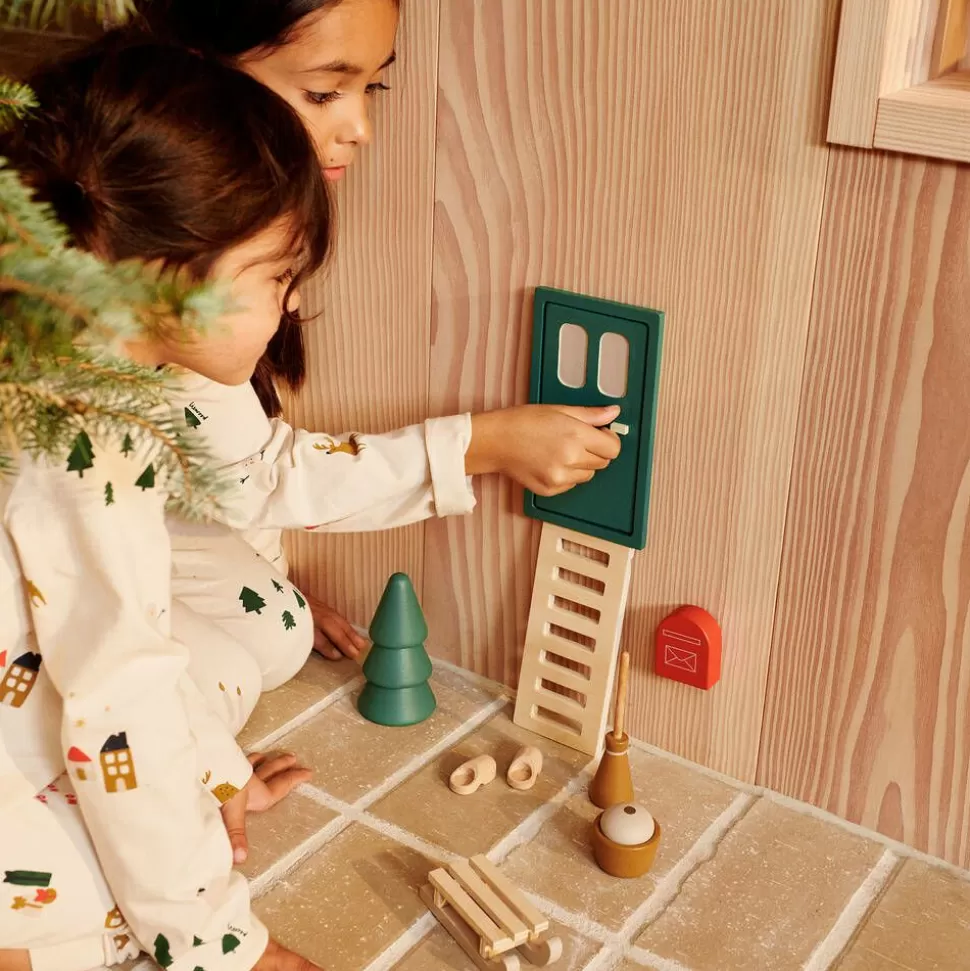 Liewood Green Wooden Elf Door Toy Set (17cm)^BOY Toys | Toys