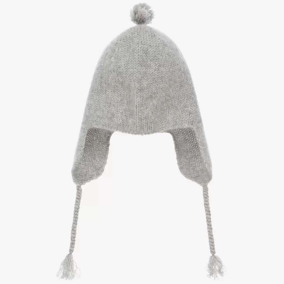 Bonpoint Grey Cashmere Knit Hat^ Hats