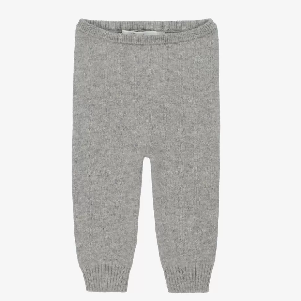 Bonpoint Grey Cashmere Knit Leggings^ Leggings