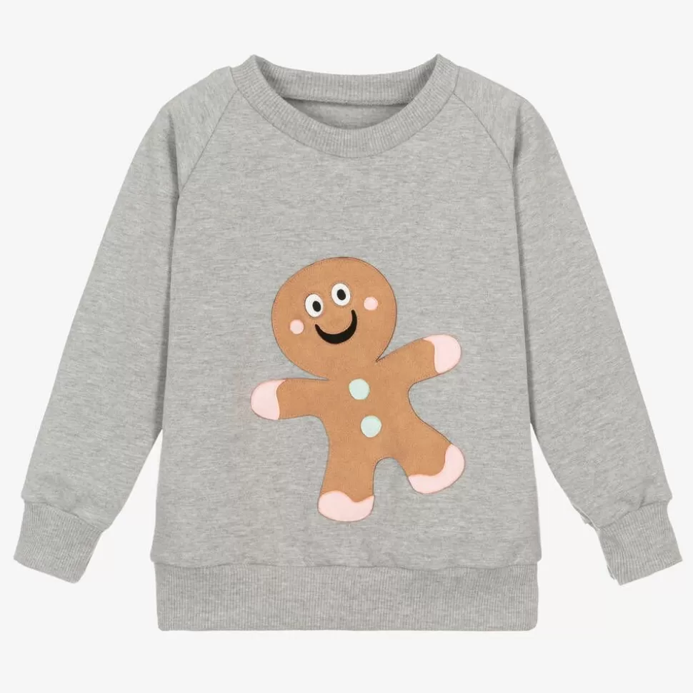 Wauw Capow Grey Gingerbread Sweatshirt^BOY Tops