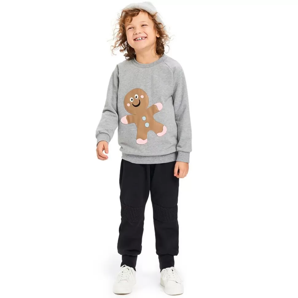 Wauw Capow Grey Gingerbread Sweatshirt^BOY Tops