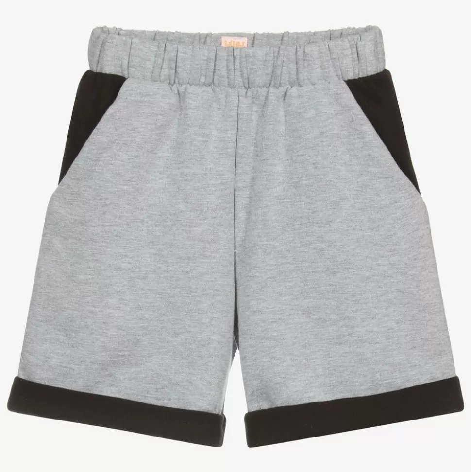 Wauw Capow Grey Organic Cotton Shorts^BOY Shorts
