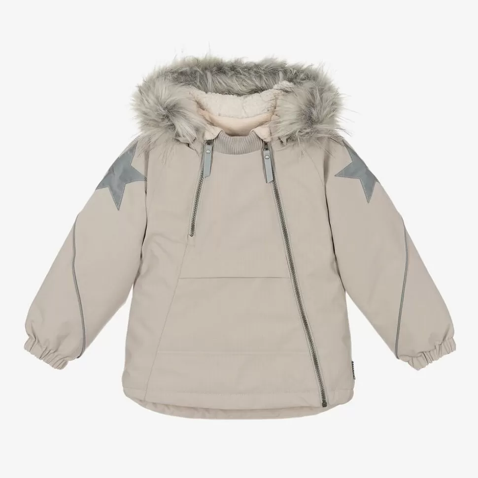 Molo Grey Padded Ski Jacket^BOY Snowwear | Snowwear