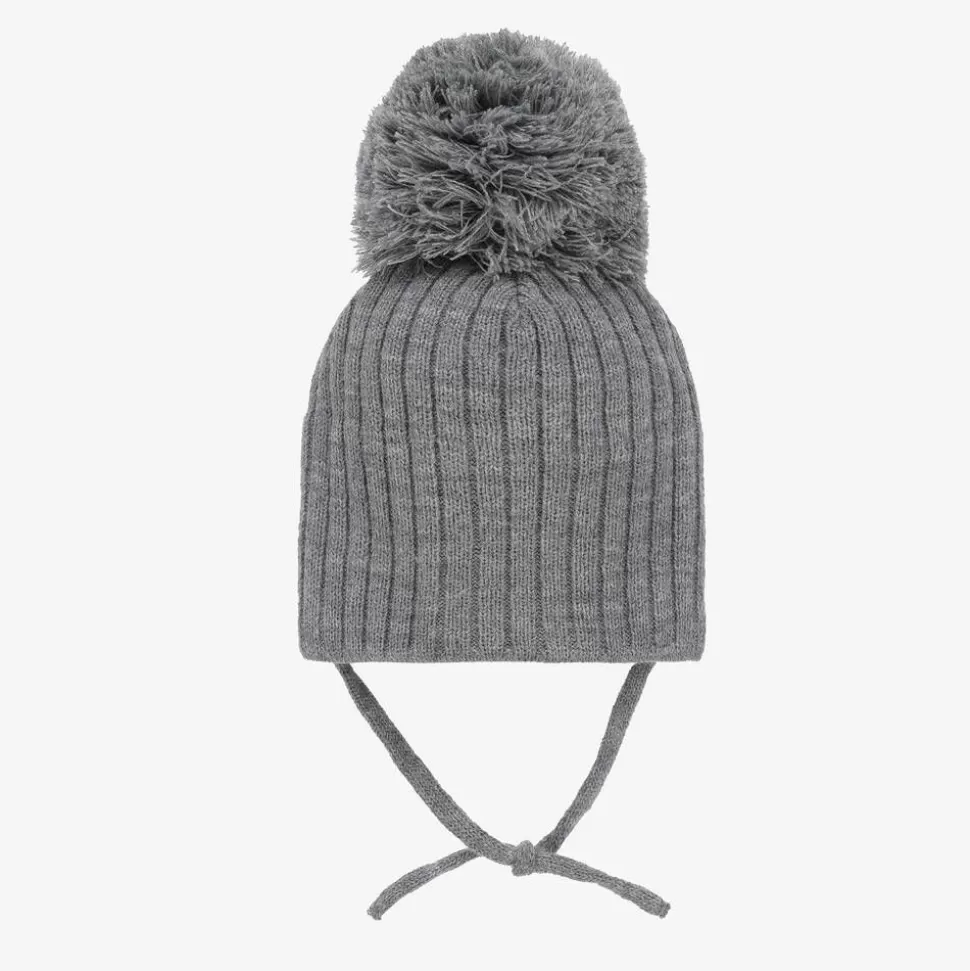 Sätila of Sweden Grey Park Large Pom-Pom Hat^ Hats