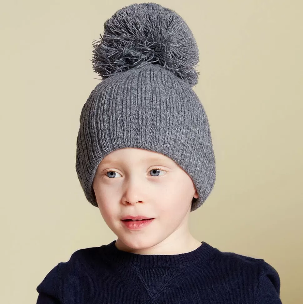 Sätila of Sweden Grey Park Large Pom-Pom Hat^ Hats