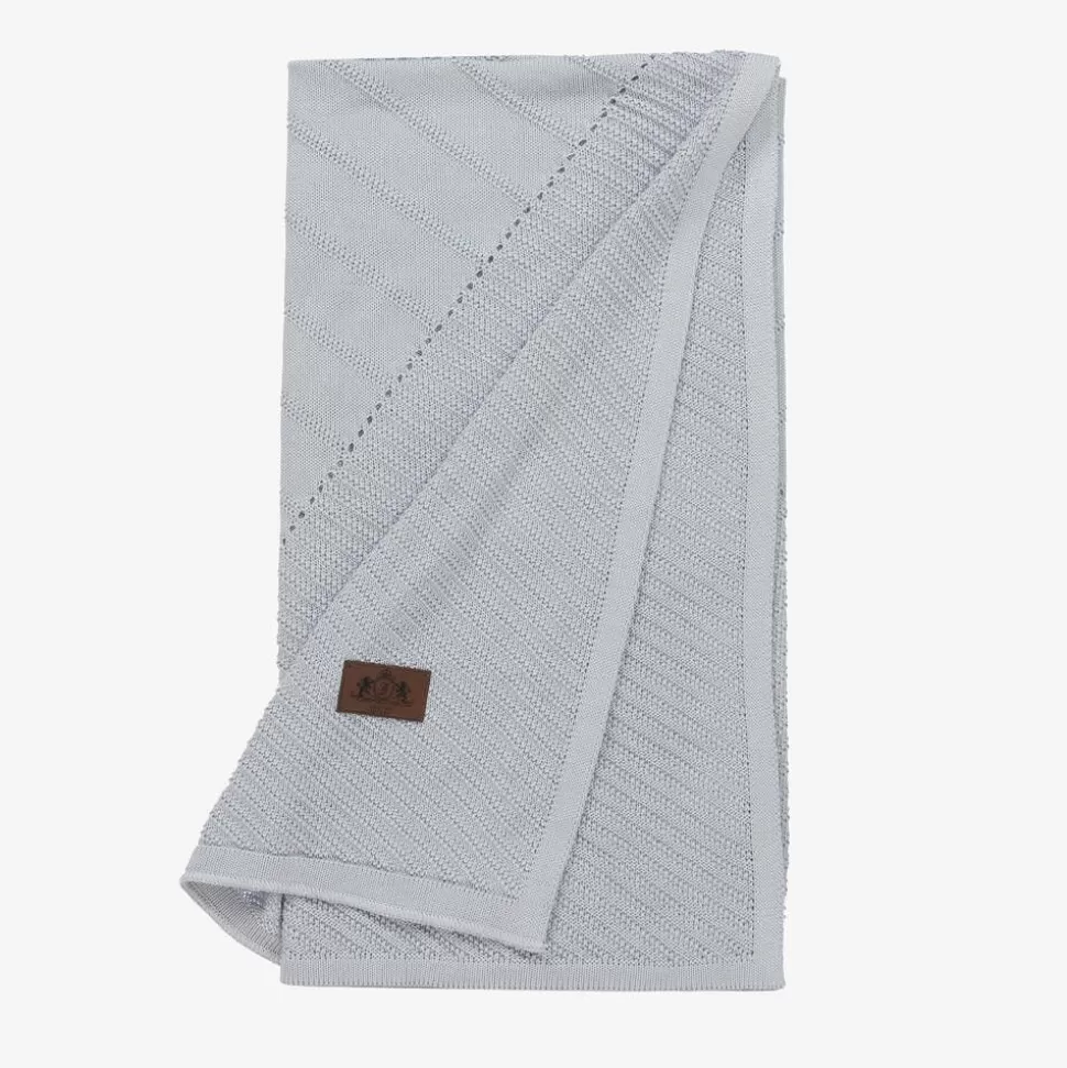 Jamiks Grey Viscose Knit Baby Blanket (100cm)^ Gifts