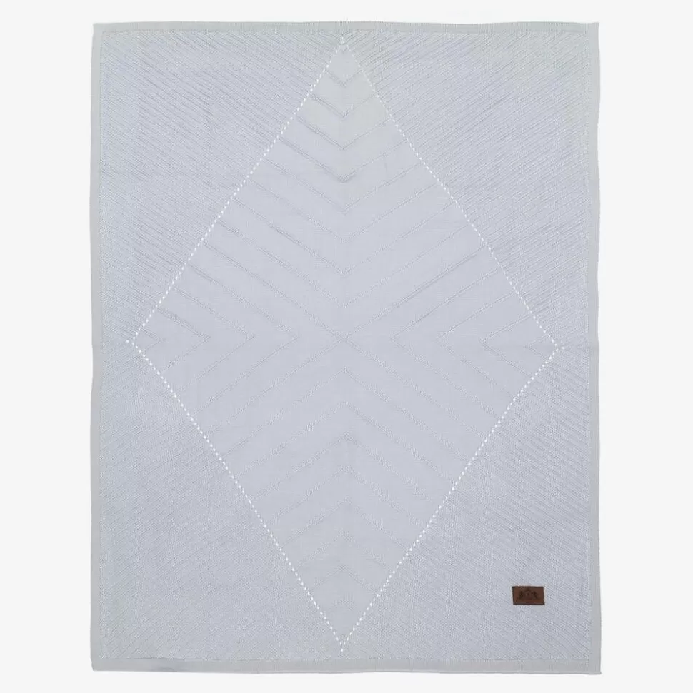 Jamiks Grey Viscose Knit Baby Blanket (100cm)^ Gifts