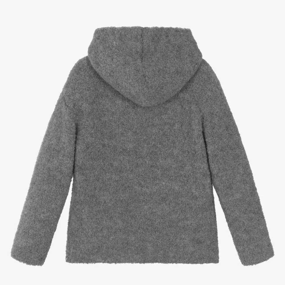 Il Gufo Grey Wool Fleece Hoodie^BOY Tops