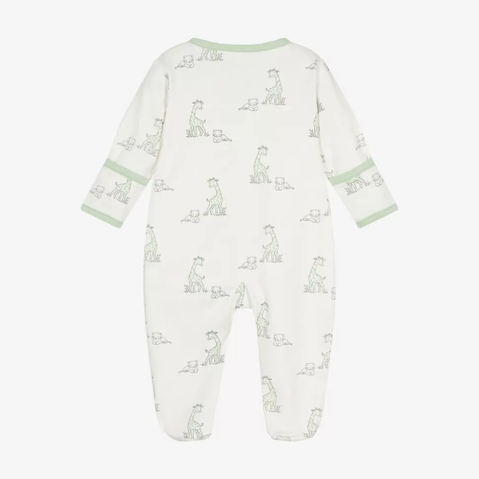 Kissy Love Ivory Cotton Giraffe Happiness Babygrow^ Gifts | Babysuits