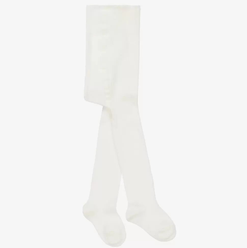 Falke Ivory Cotton Knit Baby Tights^ Tights