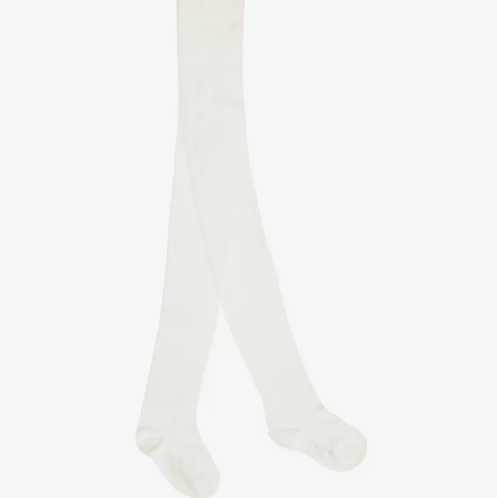 Falke Ivory Cotton Knit Tights^ Tights
