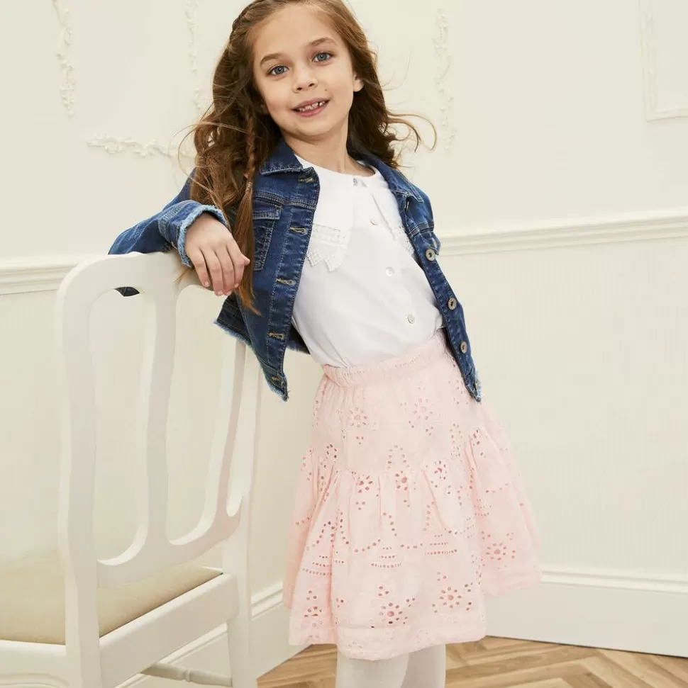 Country Kids Ivory Cotton Knitted Tights^ Tights