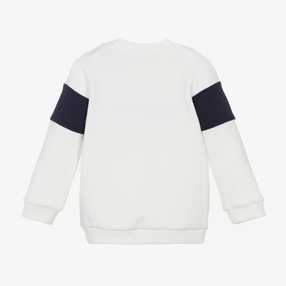 Moschino Baby Ivory Cotton Sweatshirt^ Tops