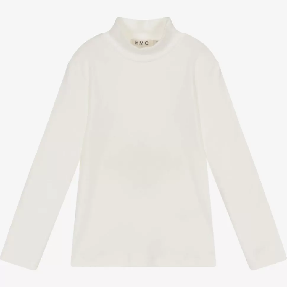 Everything Must Change Ivory Cotton Turtleneck Top^ Tops
