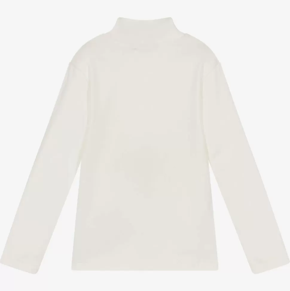 Everything Must Change Ivory Cotton Turtleneck Top^ Tops