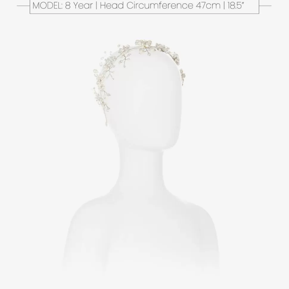 Sienna Likes To Party Ivory Crystal & Pearl Hairband^ Hair Accessories