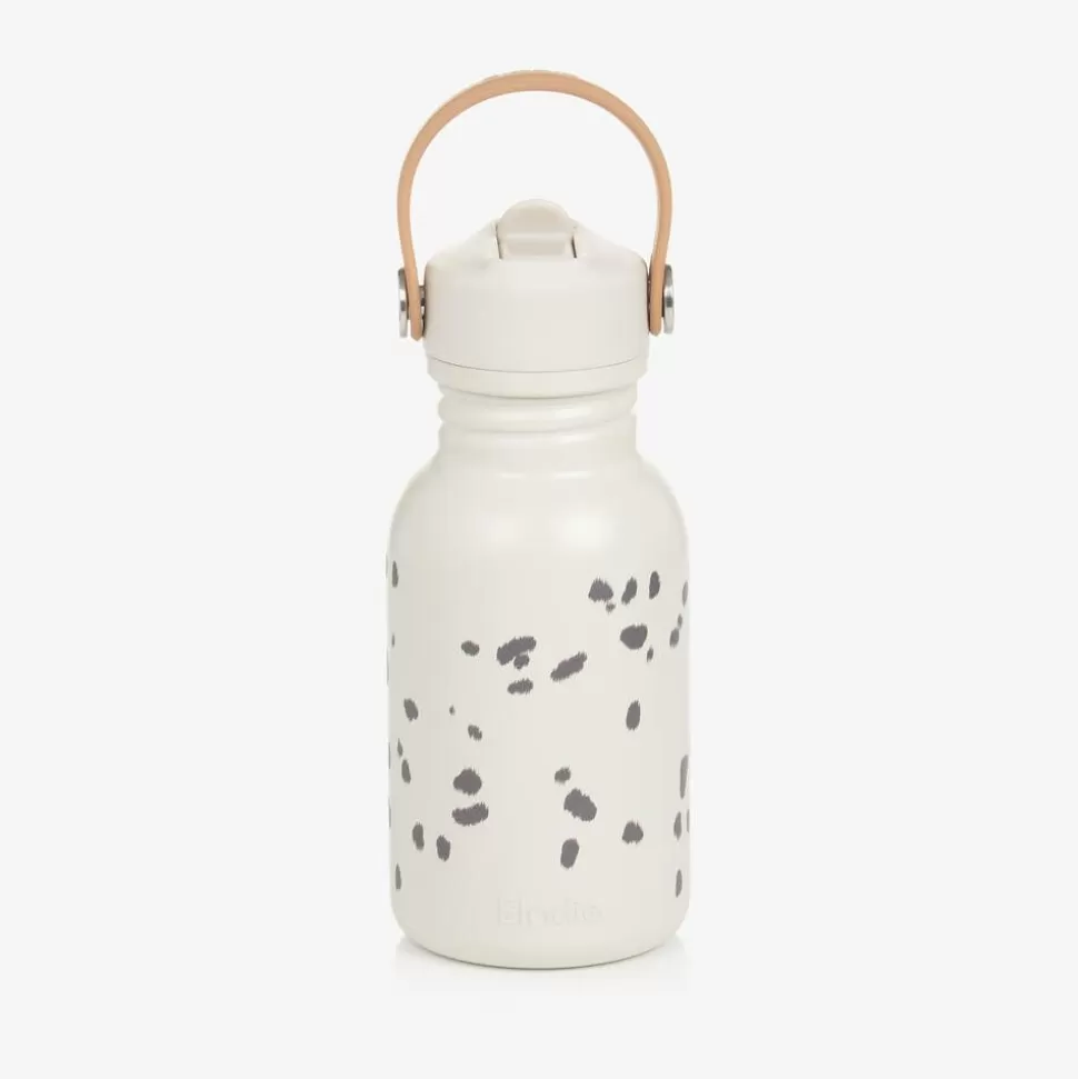 Elodie Ivory Dalmatian Dots Water Bottle (16cm)^BOY Lunch Accessories | Lunch Accessories