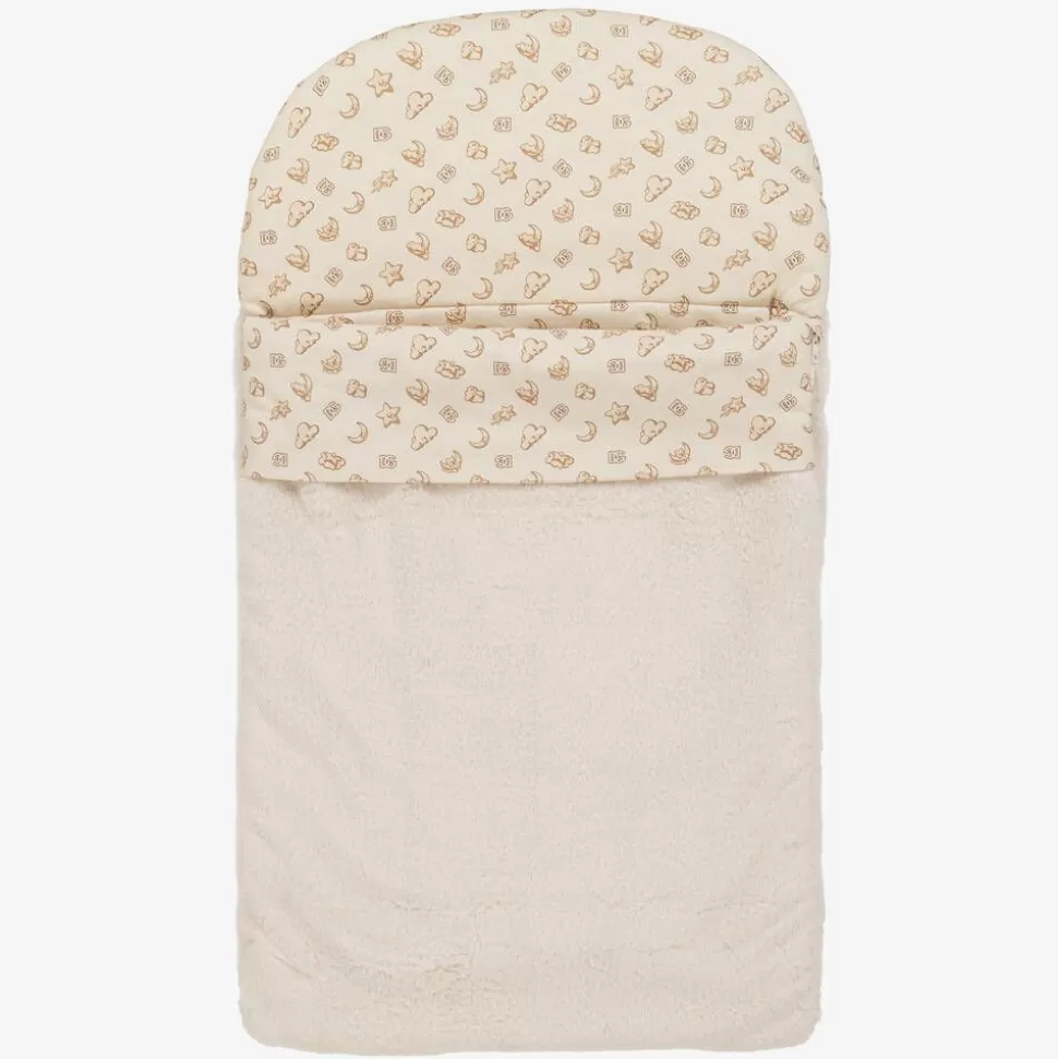 Dolce amp; Gabbana Ivory Faux Fur Baby Nest (80cm)^ Nests