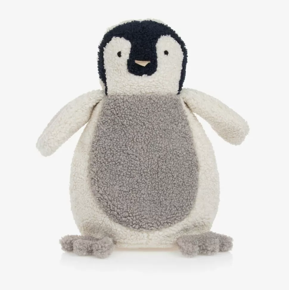 Il Gufo Ivory Fleece Penguin Backpack (30cm)^BOY Bags