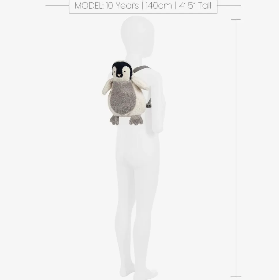 Il Gufo Ivory Fleece Penguin Backpack (30cm)^BOY Bags