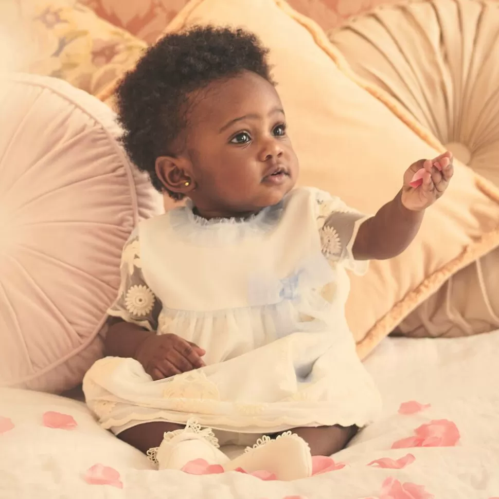 Story Loris Ivory Lace Cotton Baby Socks^ Socks