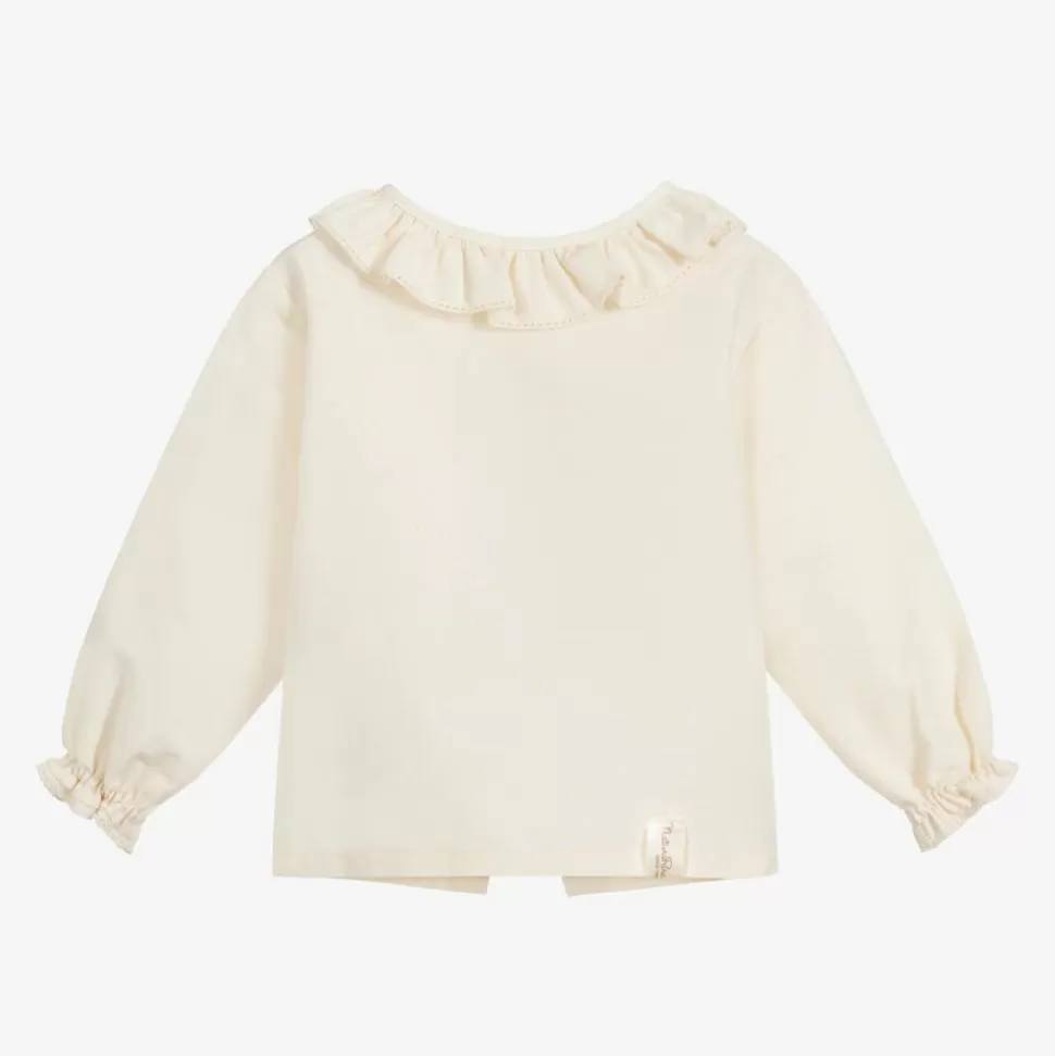 NaturaPura Ivory Organic Cotton Blouse^ Tops