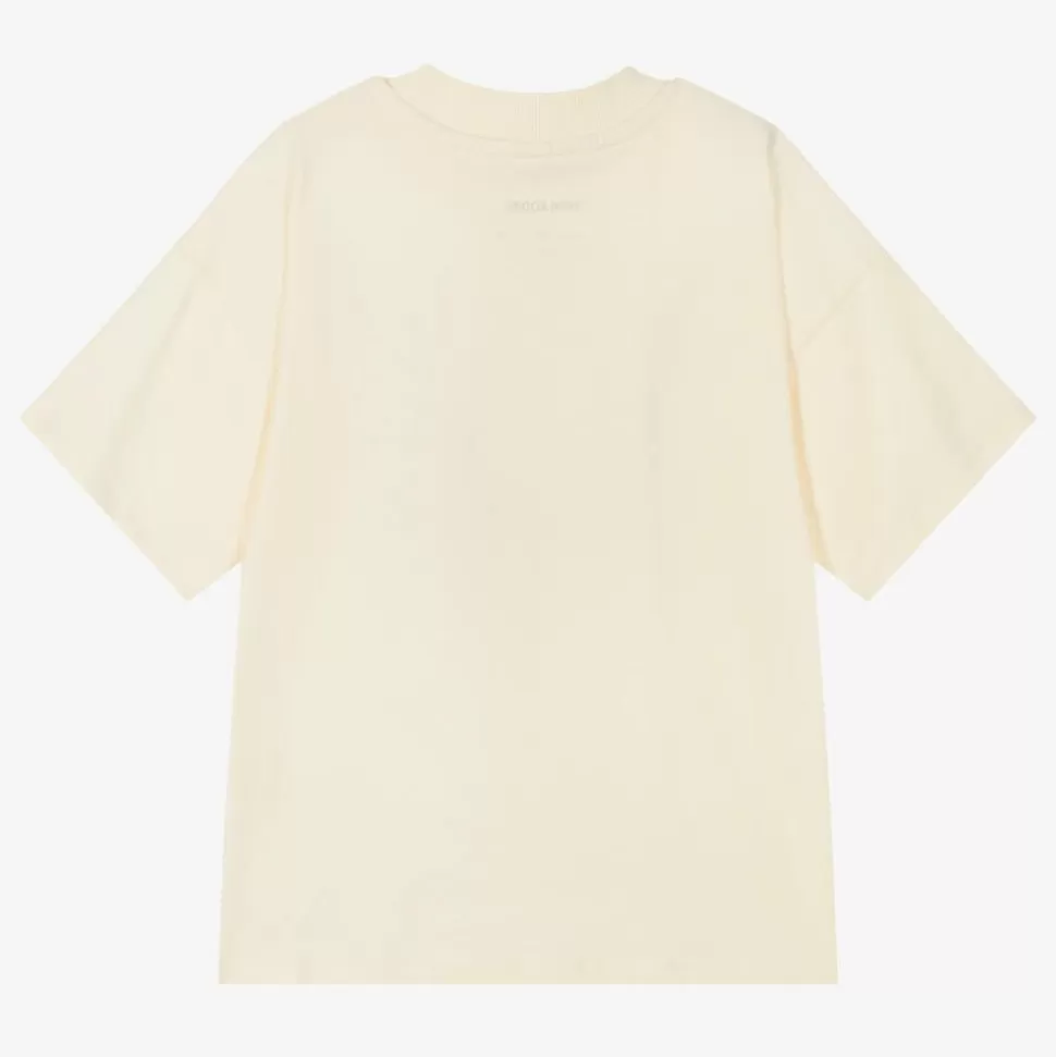 Mini Rodini Ivory Organic Cotton Scarf Print T-Shirt^ Tops