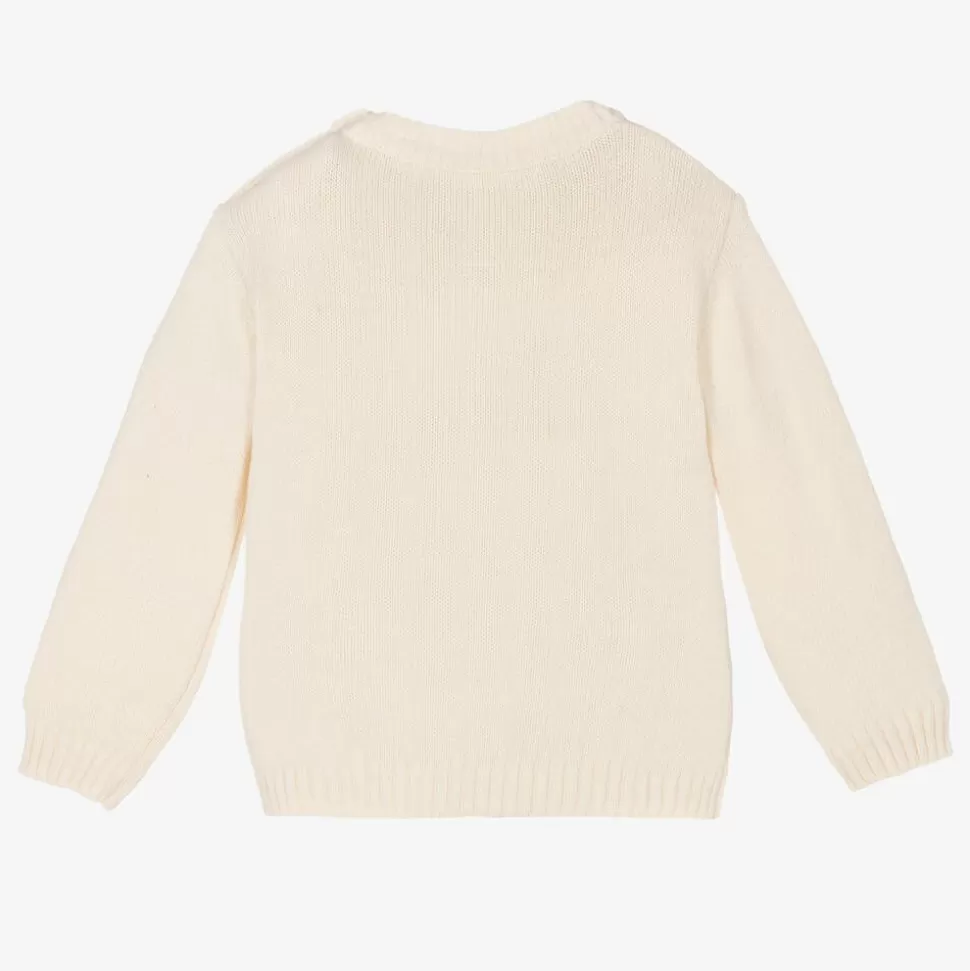 NaturaPura Ivory Organic Cotton Sweater^ Tops