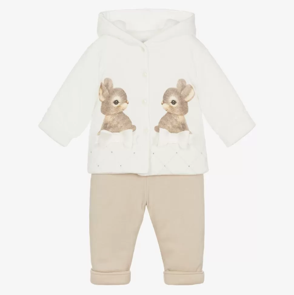 Sofija Ivory Padded Baby Pram Coat & Trouser Set^ Coats & Jackets | Coats & Jackets