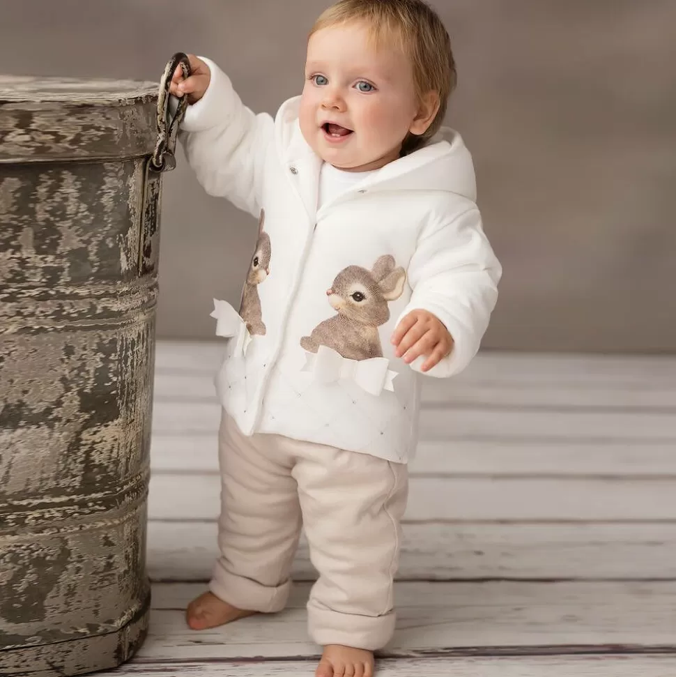 Sofija Ivory Padded Baby Pram Coat & Trouser Set^ Coats & Jackets | Coats & Jackets