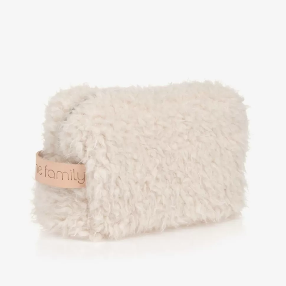 1 + in the family Ivory Sherpa Fleece Pouch (32cm)^BOY Bags | Bags