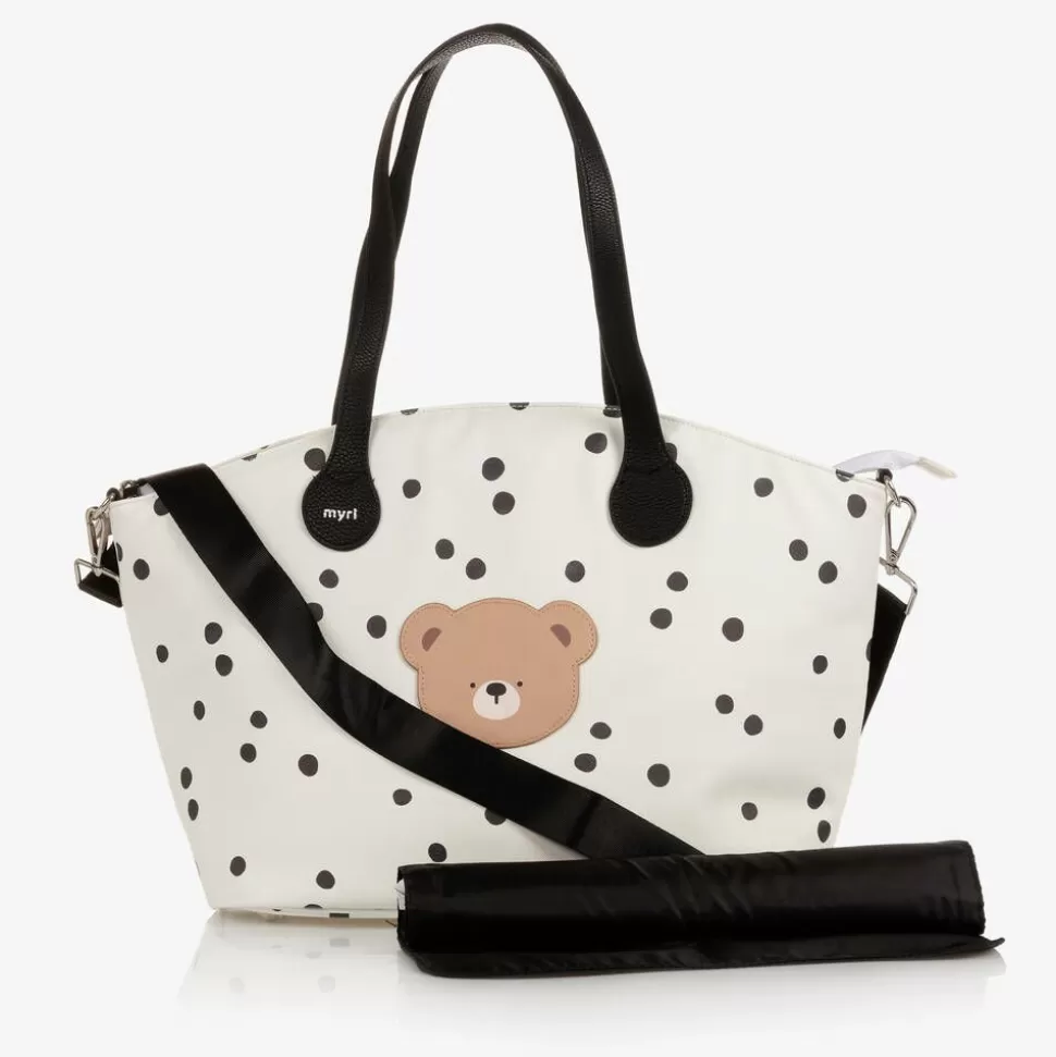 Mayoral Ivory Spotted Baby Changing Bag (50cm)^ Gifts