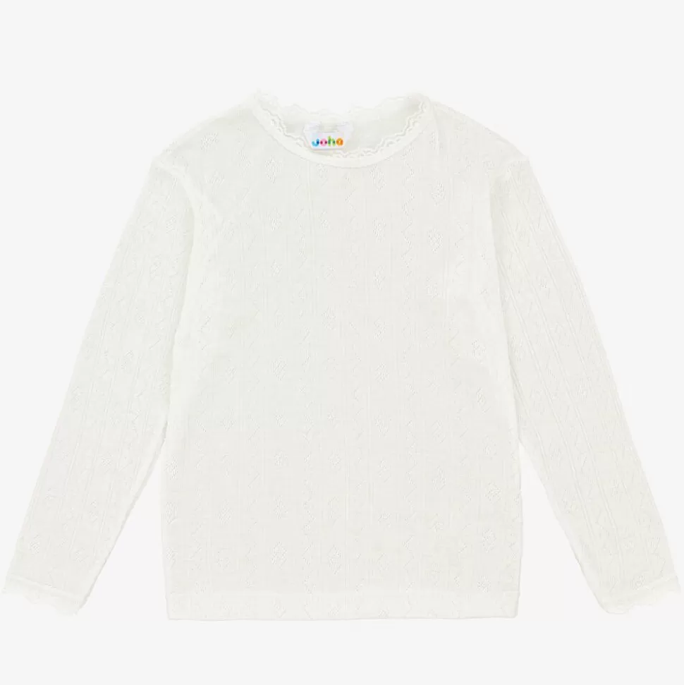 Joha Ivory Thermal Wool & Silk Top^ Underwear