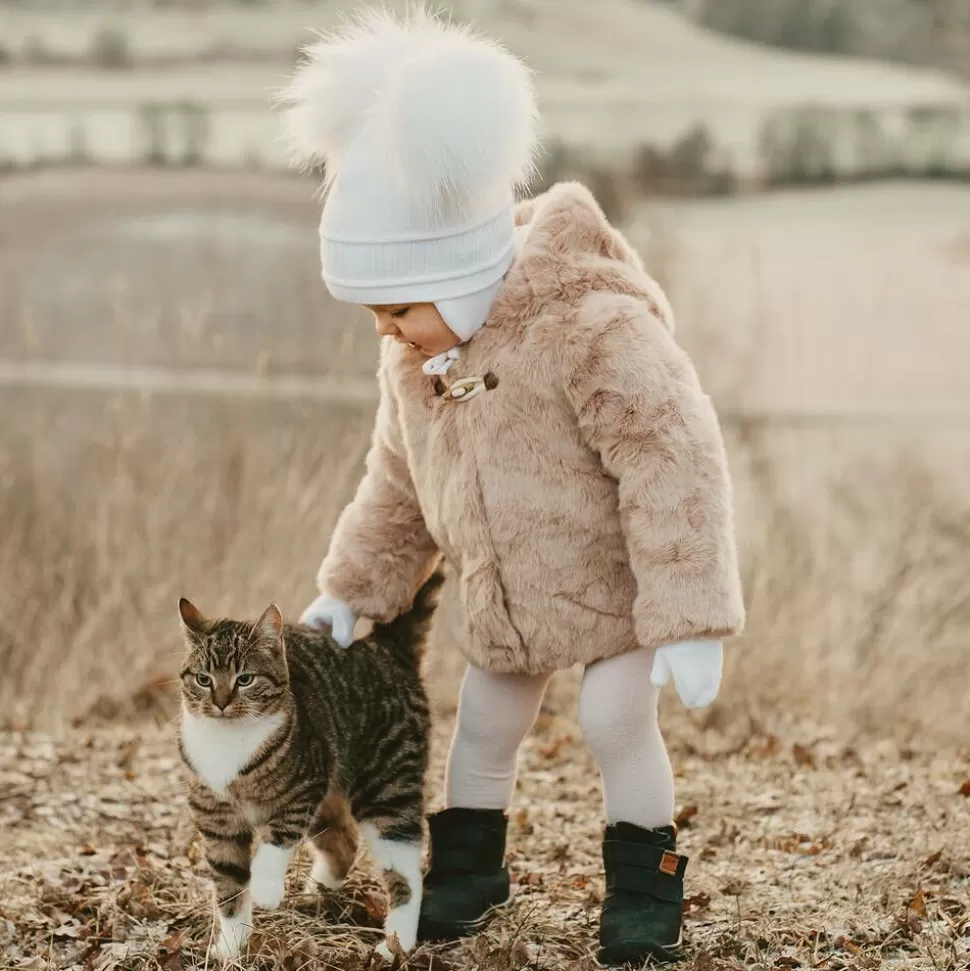 Sätila of Sweden Ivory Twiddle Knitted Baby Mittens^BOY Gloves & Mittens | Gloves & Mittens