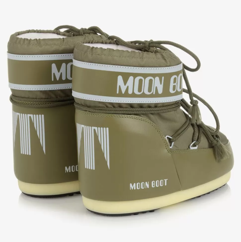 Moon Boot Khaki Green Icon Short Snow Boots^BOY Snow Boots | Snow Boots