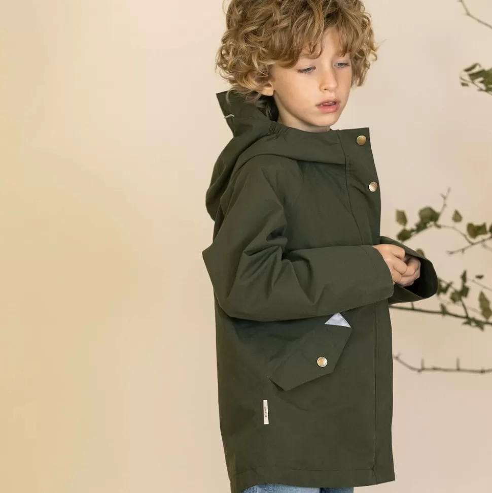 Töastie Khaki Green 2-in-1 Waterproof Raincoat^BOY Coats & Jackets | Coats & Jackets