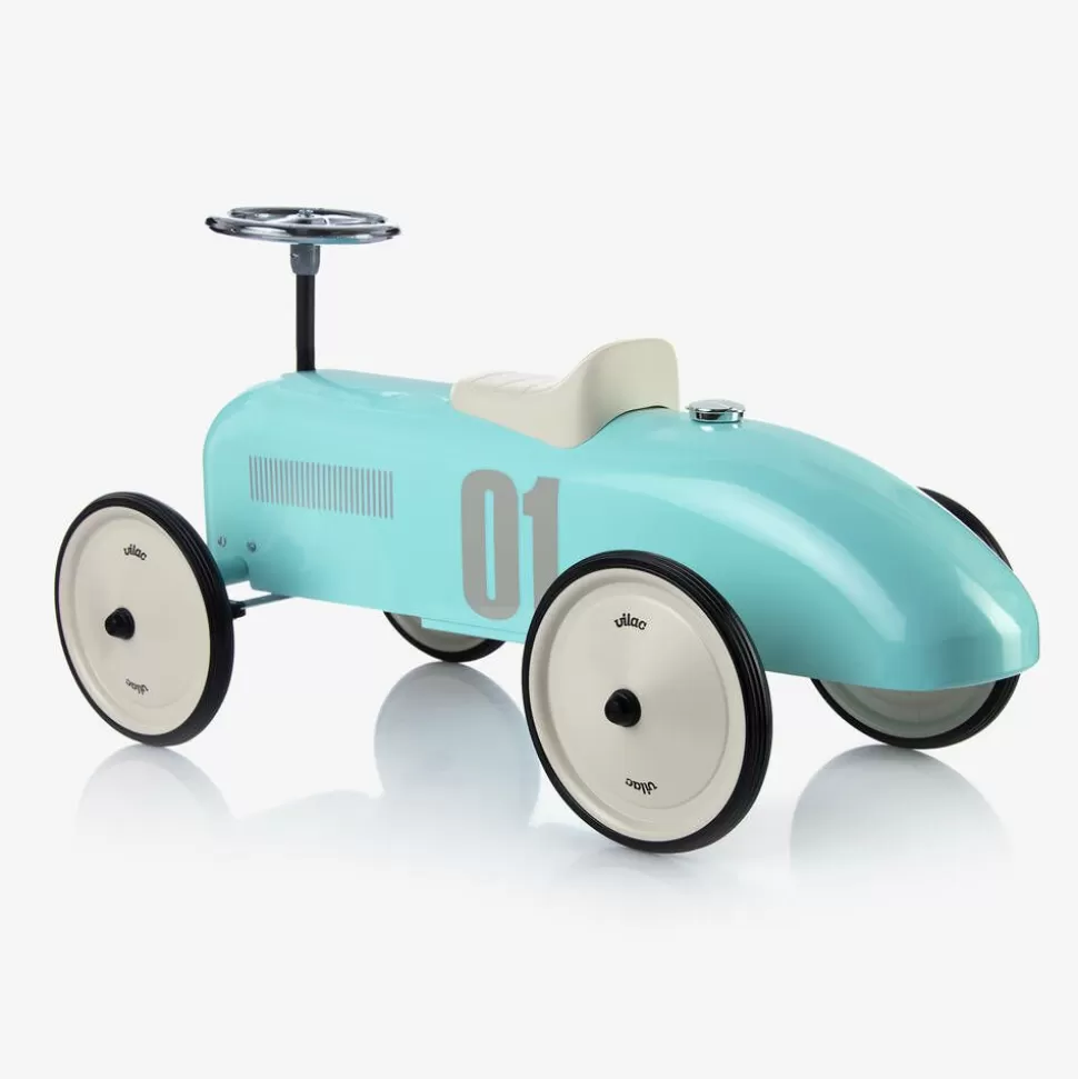 Vilac Light Blue Ride-On Vintage Car (76cm)^ Gifts