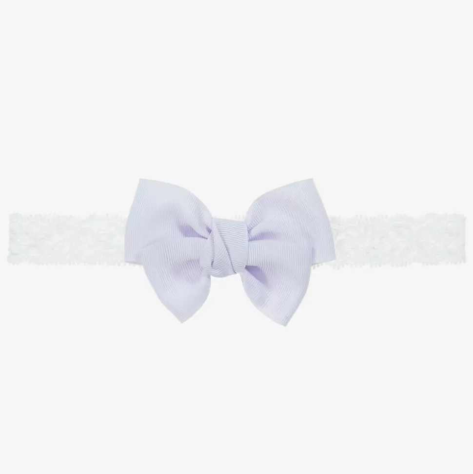 Cute Cute Lilac Purple Bow Headband^ Hair Accessories