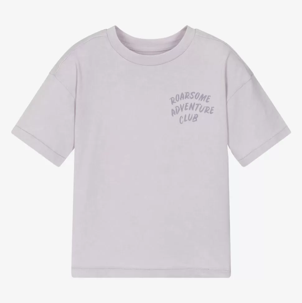 Roarsome Lilac Unicorn Organic Cotton T-Shirt^ Tops