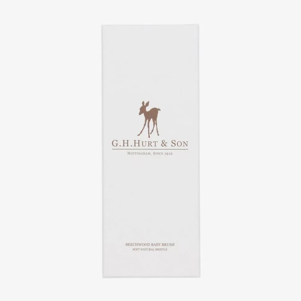 G.H.Hurt amp; Son Luxury Wood & Bristle Baby Hairbrush^ Hair Accessories