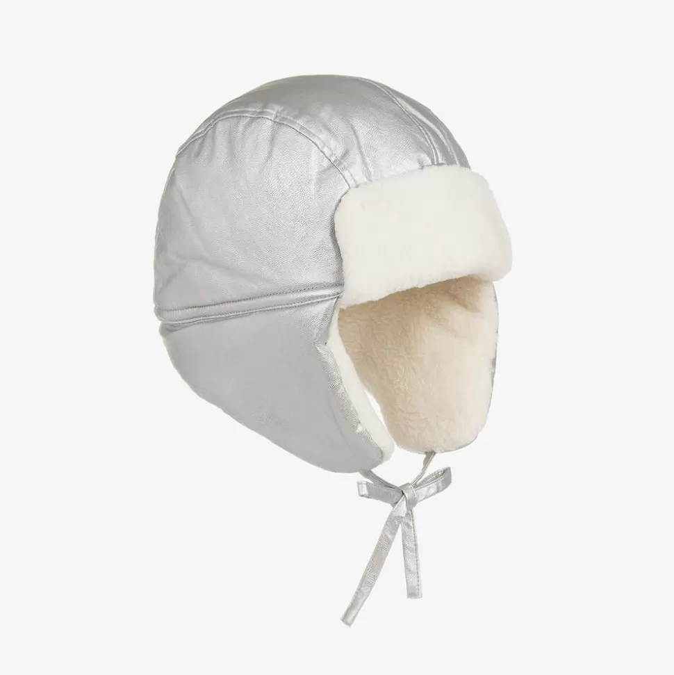 Elodie Metallic Silver Trapper Hat^BOY Hats | Hats