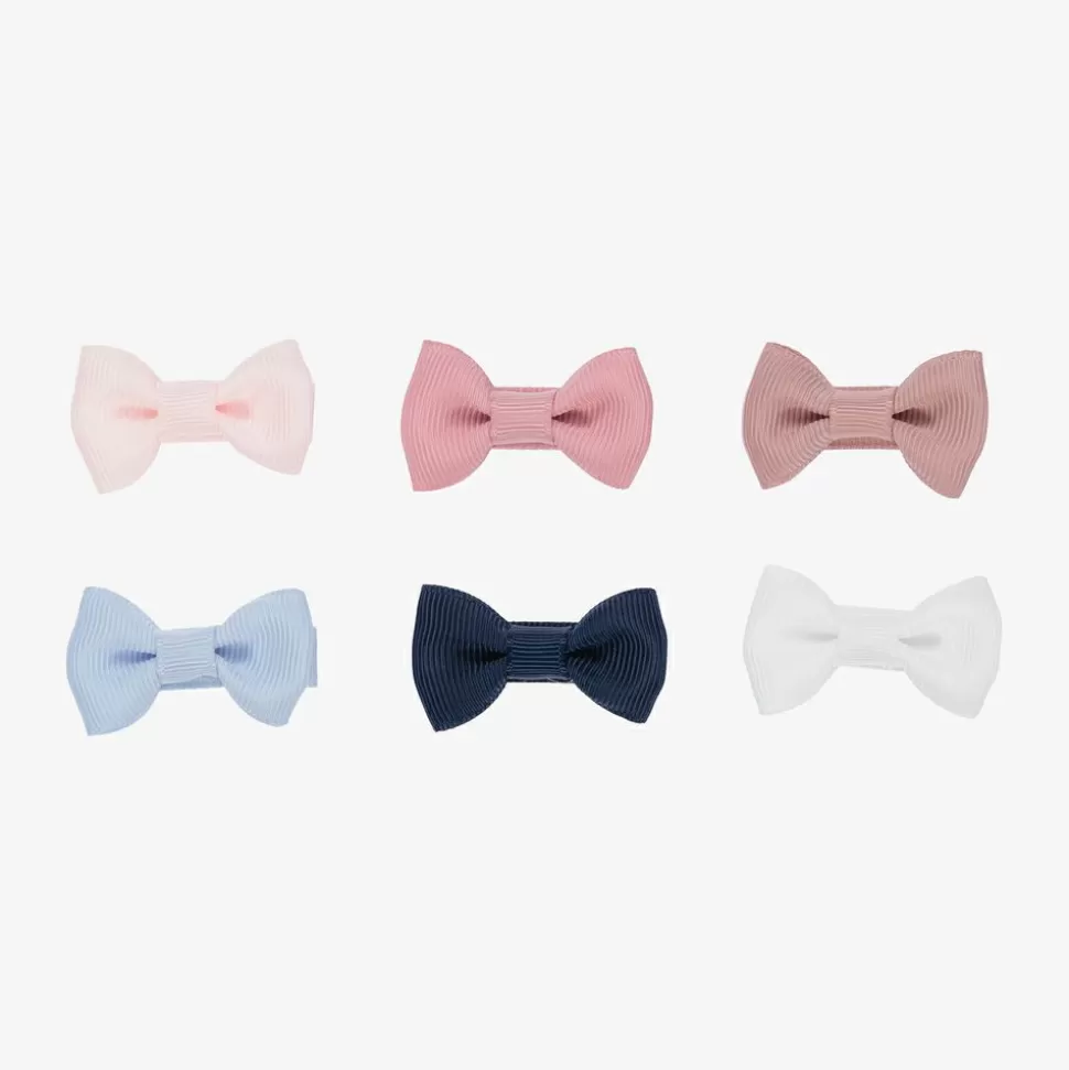 Milledeux Mini Bow Hair Clips (6 Pack)^ Hair Accessories