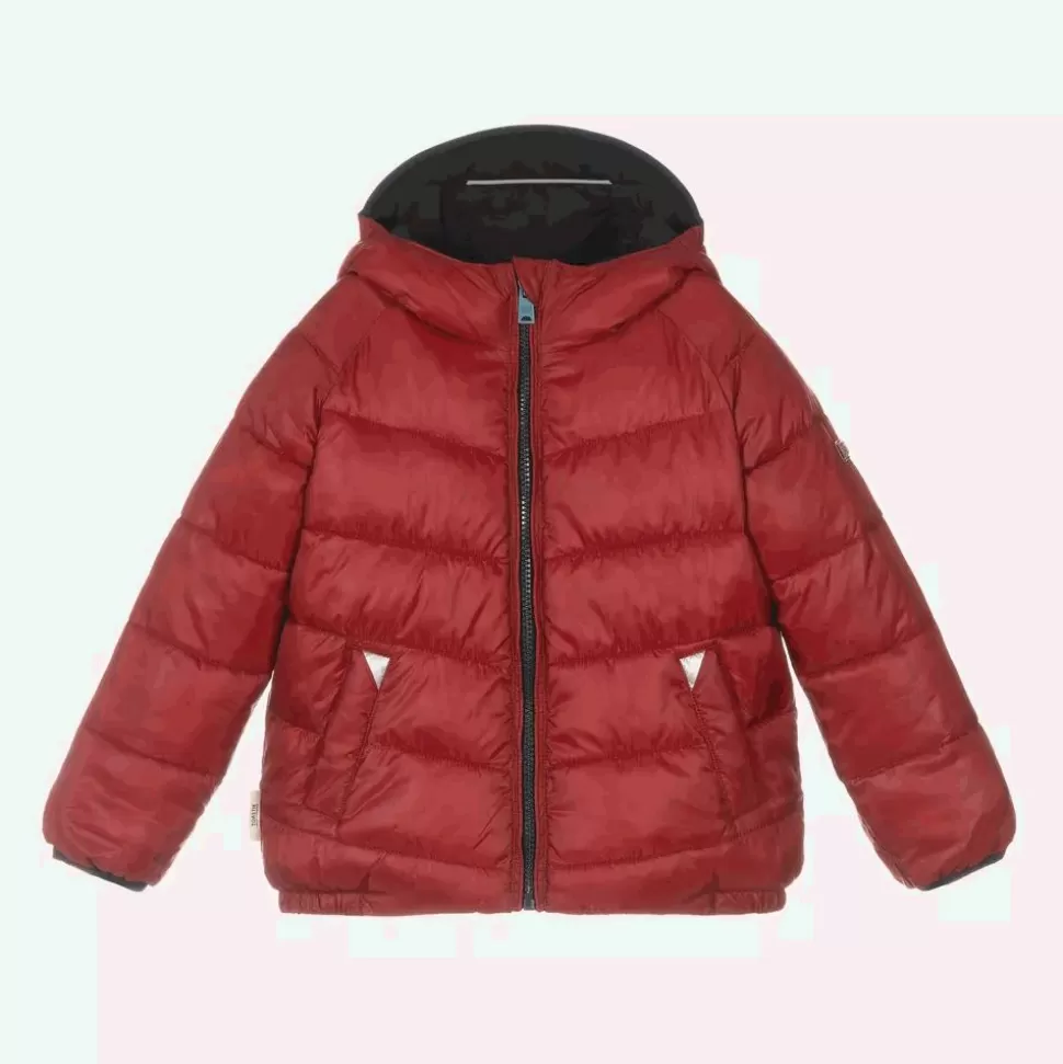 Töastie Navy Blue & Red Reversible Puffer Jacket^BOY Coats & Jackets | Coats & Jackets