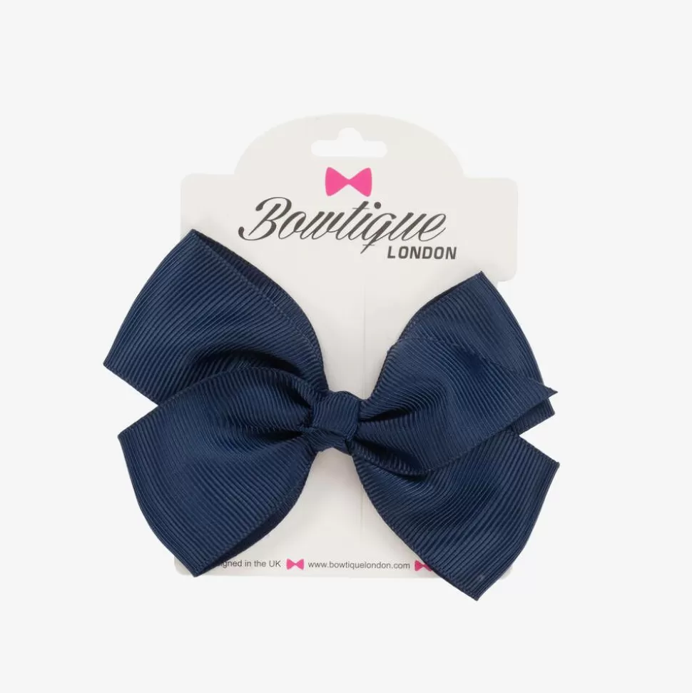 Bowtique London Blue Bow Hair Clip (10cm)^ Hair Accessories