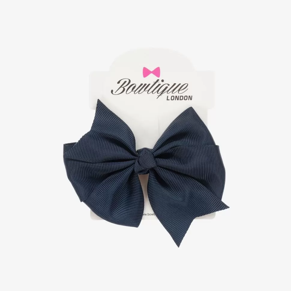 Bowtique London Blue Bow Hair Clip (10cm)^ Hair Accessories