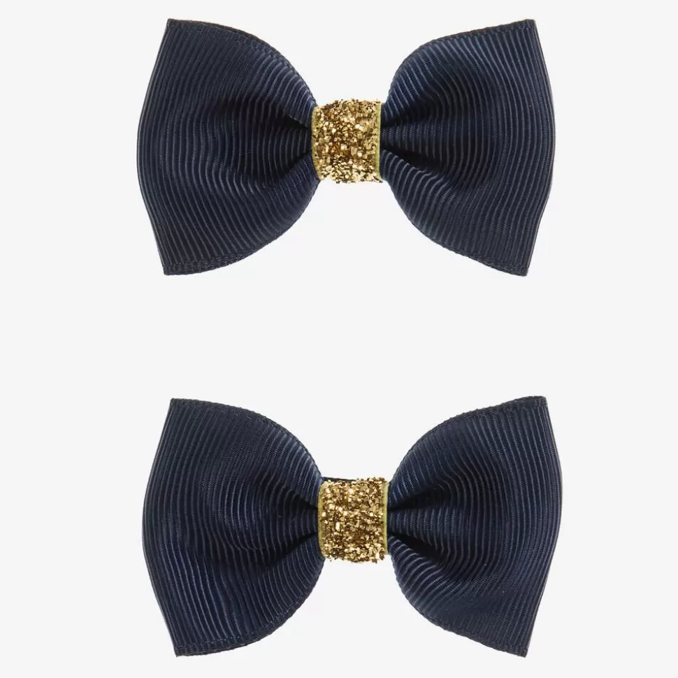 Milledeux Navy Blue Hair Clips (2 Pack)^ Hair Accessories