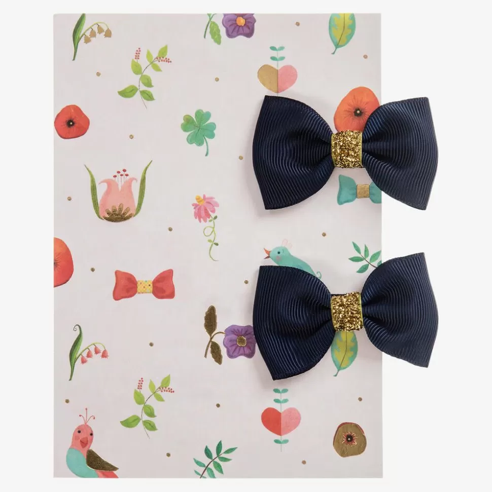 Milledeux Navy Blue Hair Clips (2 Pack)^ Hair Accessories