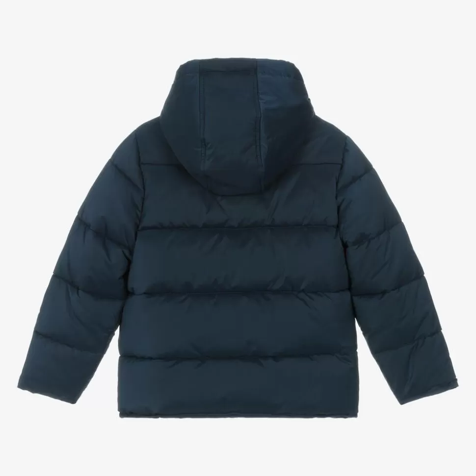 KENZO KIDS Navy Blue Hooded Puffer Coat^ Coats & Jackets