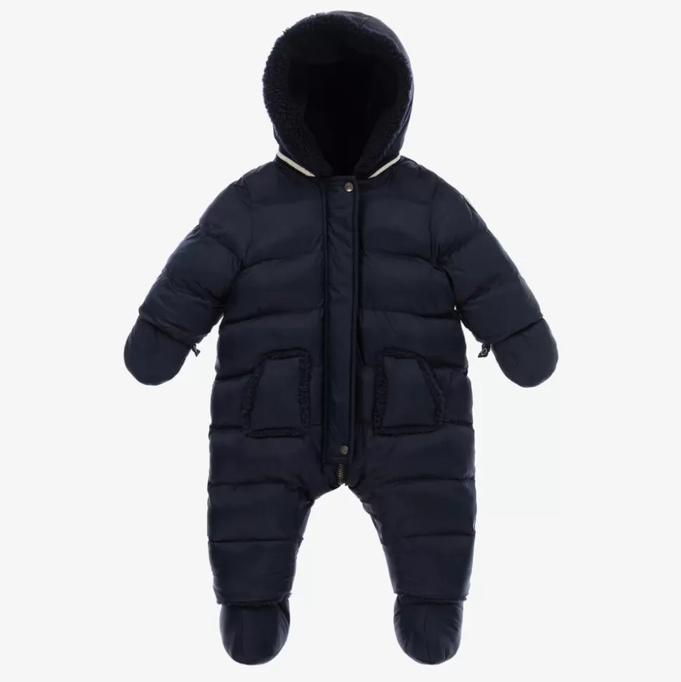 Tartine et Chocolat Navy Blue Reversible Baby Snowsuit^ Snowwear